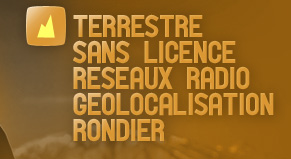 Terrestre, Sans Licence, Réseaux Radio, Géolocalisation, Rondier